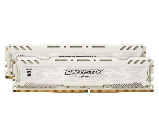 Crucial 16GB (2x8GB) 3000MHz CL15 Ballistix Sport LT White - 523622 - zdjęcie